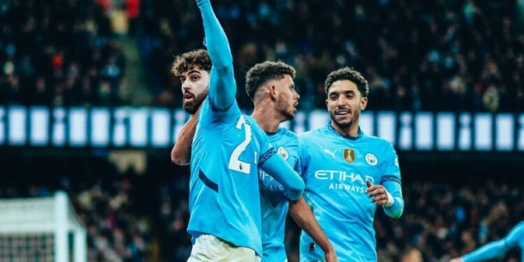 Les joueurs de Manchester City