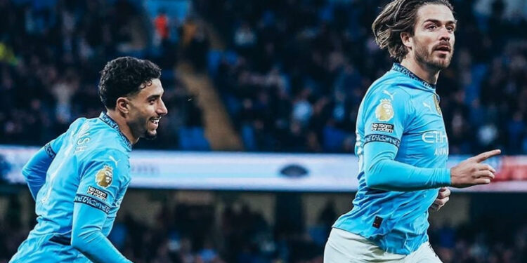 Omar Marmoush et Jack Grealish (à d.). Site officiel de Manchester City